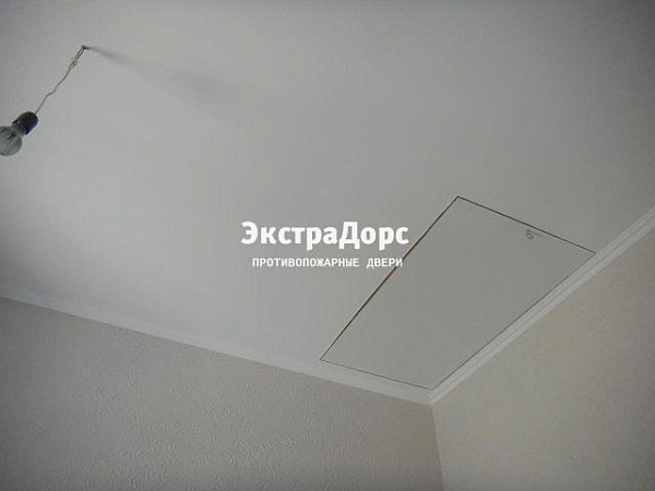 Белый противопожарный чердачный люк светло-серый в Егорьевске  купить