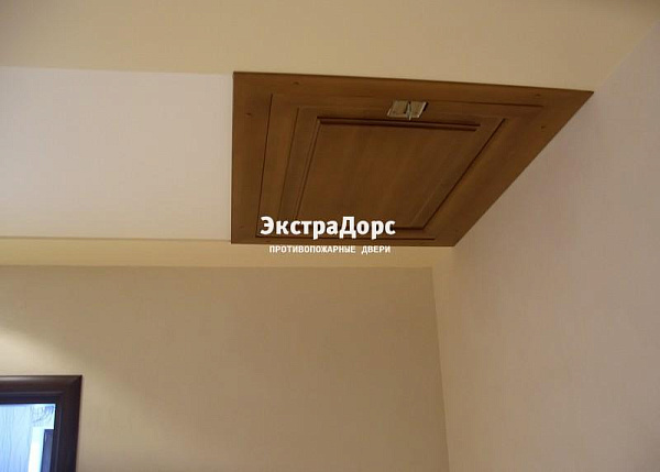 Деревянный противопожарный люк для выхода на чердак в Егорьевске  купить